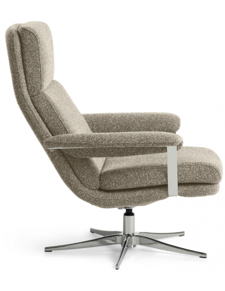 lænestol med vippefunktion stof drejefod