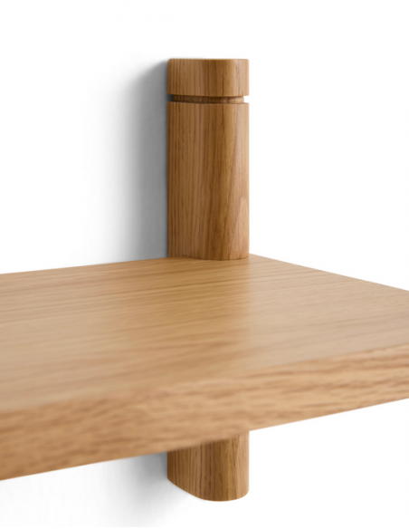 hylde væghylde træ eg egetræ kophylde kopreol