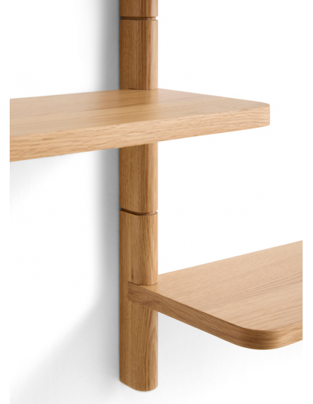 hylde væghylde træ eg egetræ kophylde kopreol