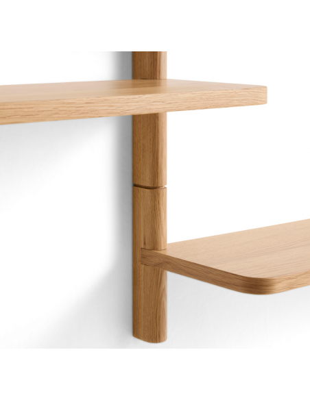 hylde væghylde træ eg egetræ kophylde kopreol