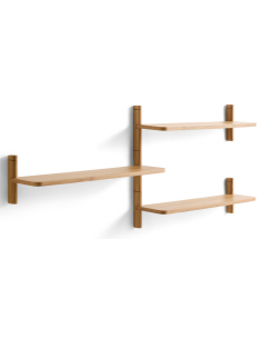 hylde væghylde træ eg egetræ kophylde kopreol