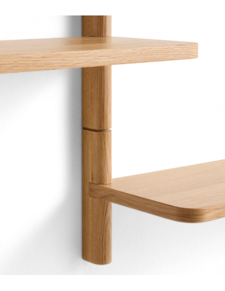 hylde væghylde træ eg egetræ kophylde kopreol