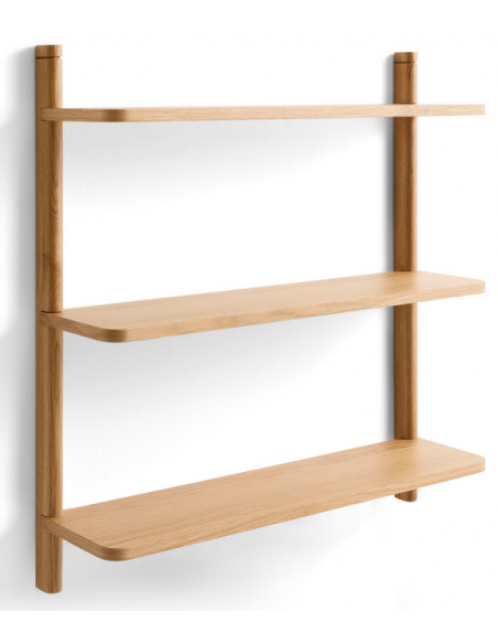 hylde væghylde træ eg egetræ kophylde kopreol