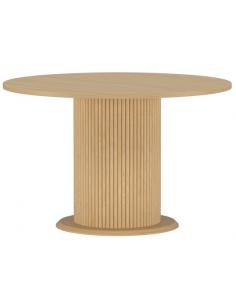 rundt spisebord i moderne design eg træ 120