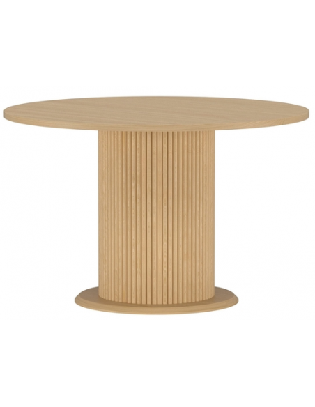 rundt spisebord i moderne design eg træ 120