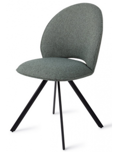 spisebordsstol spisestol moderne design stof grøn 2