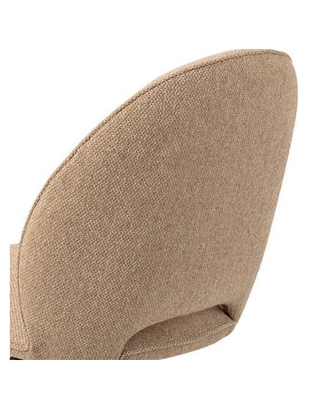 spisebordsstol spisestol moderne design stof brun