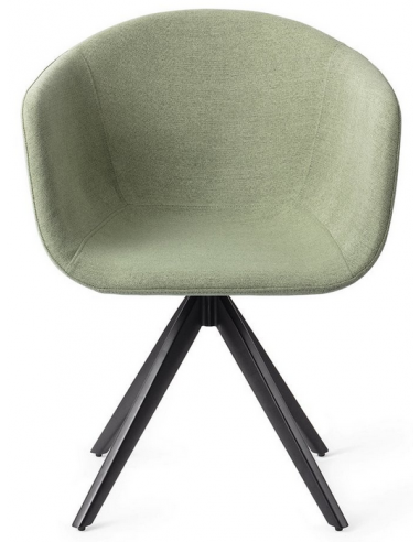 spisebordsstol armlæn drejefod drej drejefunktion grøn moderne design