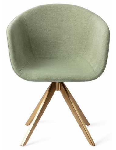 spisebordsstol armlæn drejefod drej drejefunktion grøn moderne design