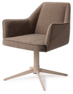 spisebordsstol med armlæn og drejefod stof moderne design drej drejefunktion 2