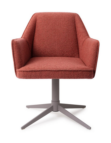 spisebordsstol med armlæn og drejefod stof moderne design drej drejefunktion