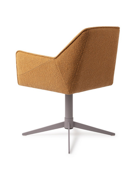 spisebordsstol med armlæn og drejefod stof moderne design drej drejefunktion