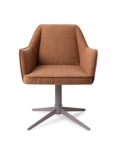 spisebordsstol med armlæn og drejefod stof moderne design drej drejefunktion