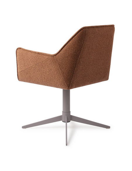 spisebordsstol med armlæn og drejefod stof moderne design drej drejefunktion