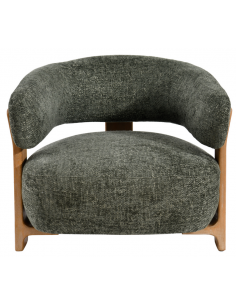 lænestol loungestol stof træ moderne design