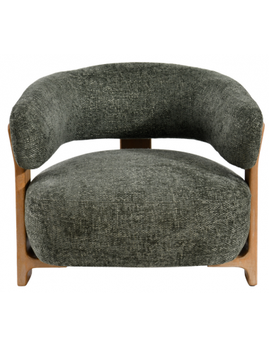 lænestol loungestol stof træ moderne design