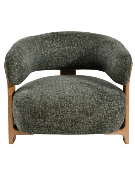 lænestol loungestol stof træ moderne design