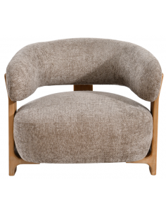 lænestol loungestol stof træ moderne design