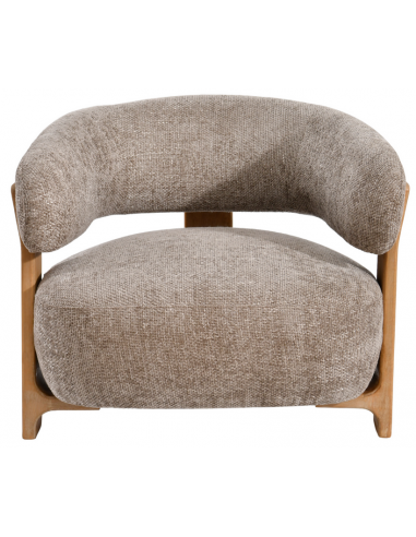 lænestol loungestol stof træ moderne design