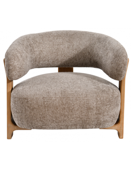 lænestol loungestol stof træ moderne design