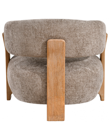 lænestol loungestol stof træ moderne design