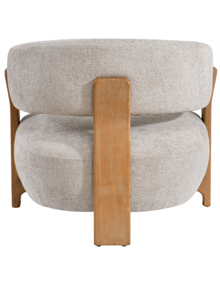 lænestol loungestol stof træ moderne design