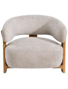 lænestol loungestol stof træ moderne design