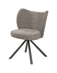 spisebordsstol med drejefod moderne design stof