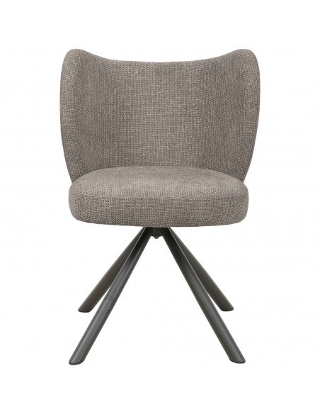 spisebordsstol med drejefod moderne design stof