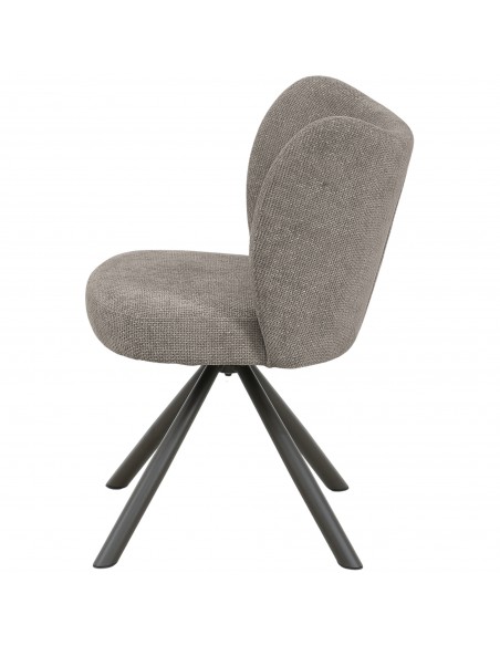 spisebordsstol med drejefod moderne design stof