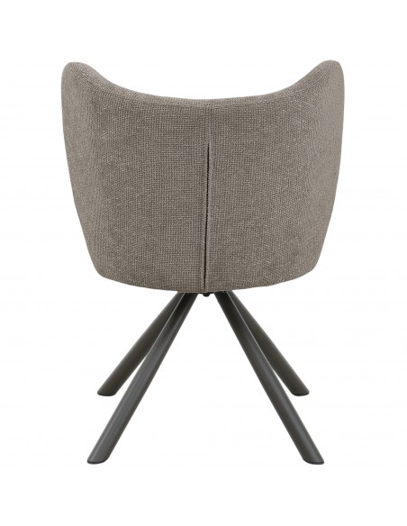 spisebordsstol med drejefod moderne design stof