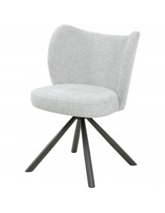 spisebordsstol med drejefod moderne design stof