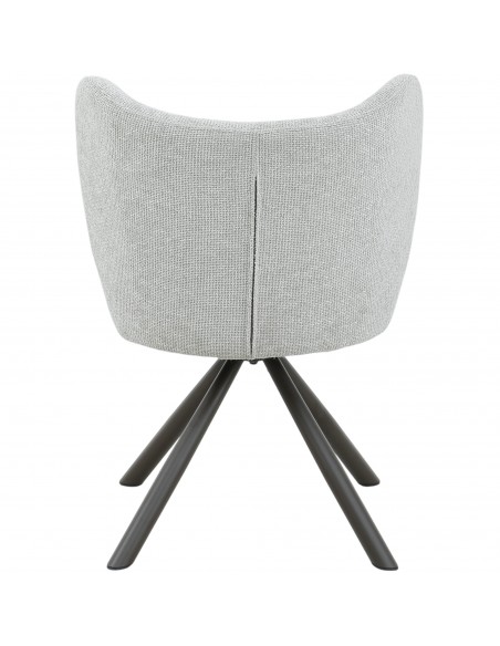 spisebordsstol med drejefod moderne design stof