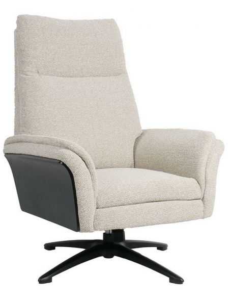 lænestol med fodskammel stof moderne design otiumstol drejefod drej