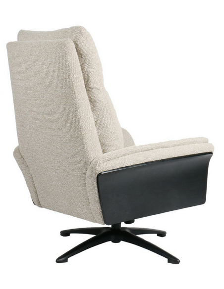 lænestol med fodskammel stof moderne design otiumstol drejefod drej