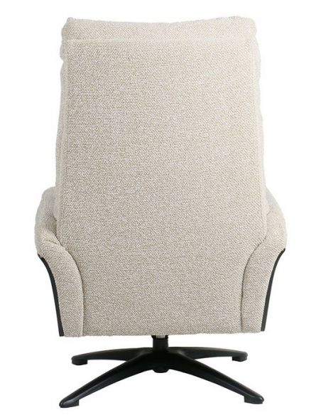 lænestol med fodskammel stof moderne design otiumstol drejefod drej