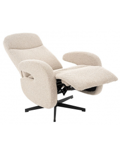 lænestol med vippefunktion med indbygget fodskammel stof 2