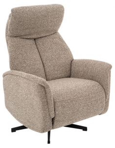 lænestol med vippefunktion med indbygget fodskammel stof 2