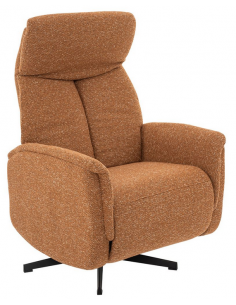 lænestol med vippefunktion med indbygget fodskammel stof 2