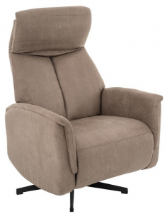 lænestol med vippefunktion med indbygget fodskammel stof 2