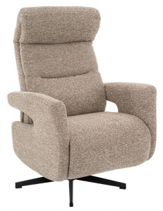lænestol med vippefunktion med indbygget fodskammel stof 2