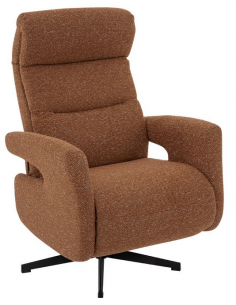 lænestol med vippefunktion med indbygget fodskammel stof 2