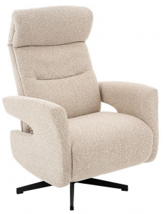 lænestol med vippefunktion med indbygget fodskammel stof 2