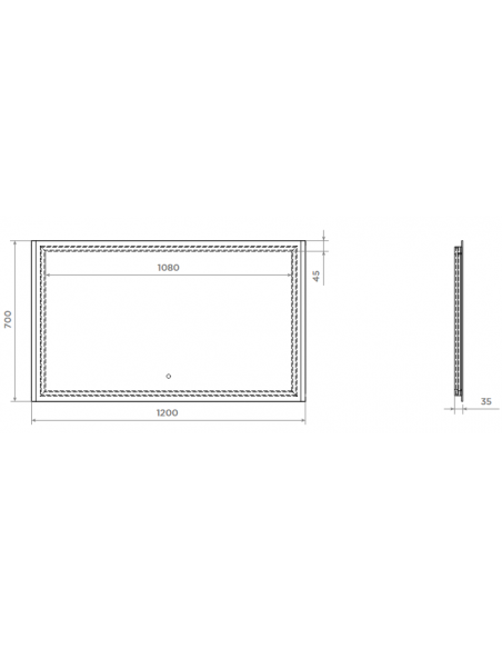 komplet badmiljø væg underskab med vask håndvask badeværelse spejl med lys led