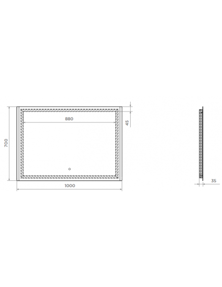 komplet badmiljø væg underskab med vask håndvask badeværelse spejl med lys led