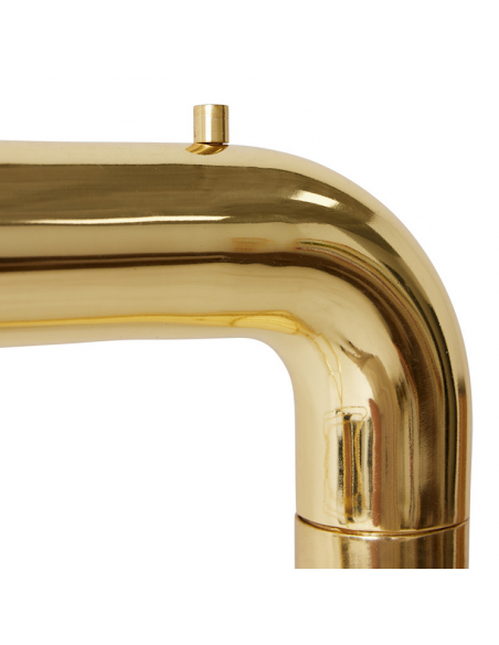 tøjstativ bøjler messing moderne design tøjopbevaring