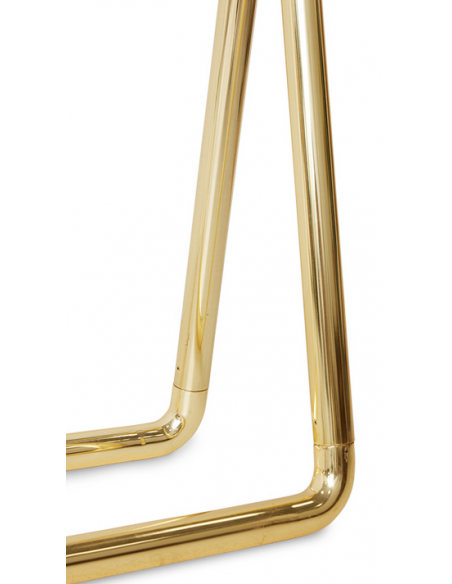 tøjstativ bøjler messing moderne design tøjopbevaring