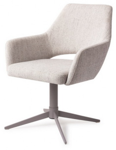 spisebordsstol med armlæn og drejefod stof moderne design drej drejefunktion 2