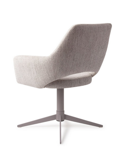 spisebordsstol med armlæn og drejefod stof moderne design drej drejefunktion