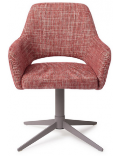 spisebordsstol med armlæn og drejefod stof moderne design drej drejefunktion